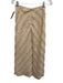 Tanya Taylor Size 0 Beige Polyester Blend Flocked Detail Chevron Midi Skirt Set Beige / 0