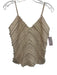 Tanya Taylor Size 0 Beige Polyester Blend Flocked Detail Chevron Midi Skirt Set Beige / 0
