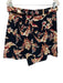 Joie Size 8/M Navy Blue, Beige & Red Viscose Botanical Short Sleeve Short Set Navy Blue, Beige & Red / 8/M