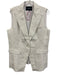 Lafayette 148 Size 10/L White & Black Linen Blend Striped Sleeveless Pant Set White & Black / 10/L