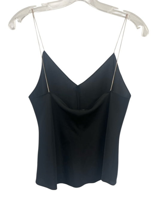 Partow Size 8 Black & Beige Missing Fabric Tag Spaghetti Strap V Neck Tank Top Black & Beige / 8