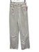 De Rococo Size 28T Cream White Cotton Denim High Waist Button Fly Jeans Cream White / 28T