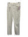 Mother Size 27 Cream White Cotton Blend Denim High Rise Button & Zip Fly Jeans Cream White / 27