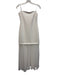 ASTR Size M White Polyester Blend Strapless Fabric Block Elastic Top Dress White / M