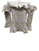 Caroline Constas Size XS White, Blue & Yellow Cotton Blend Botanical Shirred Top White, Blue & Yellow / XS