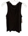 Frame Size XS Dark Brown Viscose Sleeveless V Neck Buckle Detail Tank Top Dark Brown / XS