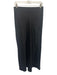 Reformation Size XS Black Linen Elastic Waist A Line Midi Skirt Black / XS