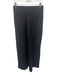 Reformation Size XS Black Linen Elastic Waist A Line Midi Skirt Black / XS