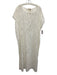 Fuzzi Size S White Nylon Blend Cap Sleeve Stretch Lace Coverup Dress White / S