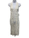 Vix Paula Hermanny Size S/36 White Missing Fabric Tag Lace Overlay V Neck Dress White / S/36