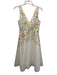 Erin Erin Fetherston Size 4 White & Multi Polyester Floral Sleeveless Dress White & Multi / 4