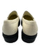 Quince Shoe Size 9 Cream White & Black Leather Upper Platform Penny Loafers Cream White & Black / 9