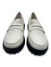 Quince Shoe Size 9 Cream White & Black Leather Upper Platform Penny Loafers Cream White & Black / 9