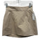 KHY Size 4 Beige Polyester Blend Back Zip Mini Skirt Beige / 4