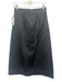 G. Label by Goop Size 4 Black Polyester Blend High Rise Satin Slit Maxi Skirt Black / 4