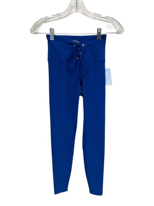 Year Of Ours Size XS Blue Lace Up Heathered Legging Athletic Pant Set Blue / XS