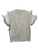 Noir Kei Ninomiya Size Medium White Cotton Short Sleeve Ruffle Overlay Top White / Medium