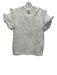 Noir Kei Ninomiya Size Medium White Cotton Short Sleeve Ruffle Overlay Top White / Medium