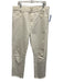 Celine Size 44 White Cotton Denim High Rise Darted Raw Hem Pockets Jeans White / 44