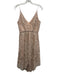 Nicholas Size 4 Pale Pink Polyester Spaghetti Strap Crochet Knit V Neck Dress Pale Pink / 4