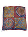 Chanel Red, Blue, Yellow Silk Blend Square Mosaic rolled hem scarf Red, Blue, Yellow