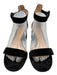 Gianvito Rossi Shoe Size 39 Black Leather Suede Toe Strap Ankle Wrap Pumps Black / 39