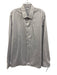 Big Flower Size XL Light blue Cotton Solid Button Down Men's Long Sleeve Shirt Light blue / XL