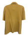 Ermenegildo Zegna Size XL Yellow Cotton Solid Polo Men's Short Sleeve Yellow / XL