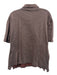 Ermenegildo Zegna Size XL Orange & Gray Cotton Striped Polo Men's Short Sleeve Orange & Gray / XL