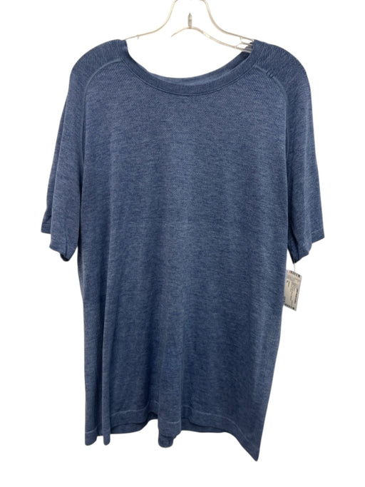Lululemon Size XL Blue Polyester Blend Athleisure Men's Short Sleeve Blue / XL