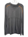 Lululemon Size XL Gray Synthetic Heathered Athletic Thumb hole Long Sleeve Shirt Gray / XL