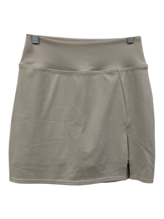 Beyond Yoga Size XS Cream Beige Missing Fabric Tag Elastic Waistband Skirt Cream Beige / XS