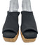 Lafayette 148 Shoe Size 40 Black & Brown Neoprene Raffia Woven Platform Mules Black & Brown / 40
