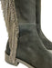 Stuart Weitzman Shoe Size 8.5 Black & Silver Suede Elastic Rhinestone Boots Black & Silver / 8.5