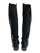 Stuart Weitzman Shoe Size 8.5 Black & Silver Suede Elastic Rhinestone Boots Black & Silver / 8.5