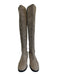 Stuart Weitzman Shoe Size 8.5 Tan Beige Suede Elastic Low Stacked Heel Boots Tan Beige / 8.5
