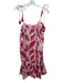 Bindu Size S Pink, White, Beige Cotton feather Tassel Detail Above Knee Dress Pink, White, Beige / S