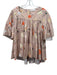 Merlette Size S dusty pink. orange, mutli Pima Cotton Pintuck Short Sleeve Top dusty pink. orange, mutli / S