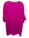 Trina Turk Size M Fuchsia Polyester Blend V Neck 1/2 Sleeve Dress Fuchsia / M