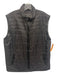 Bugatchi Size XXL Black Synthetic Solid Quilted Vest Men's Jacket Black / XXL