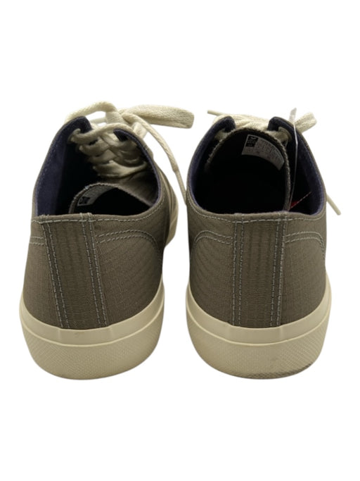 Veja Shoe Size 6 Green & Cream Textile Low Top Texture Lace Up Platform Sneakers Green & Cream / 6