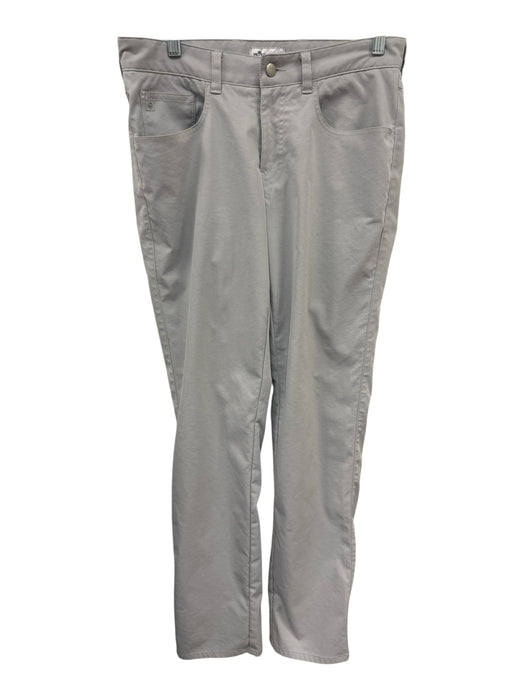 Peter Millar Size 30 Beige Cotton Blend Solid Slim Khakis Men's Pants Beige / 30