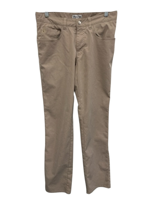 Peter Millar Size 30 Beige Synthetic Solid Khaki Men's Pants Beige / 30