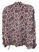 Alix of Bohemia Size XS White, Pink & Blue Tencel Floral Long Balloon Sleeve Top White, Pink & Blue / XS