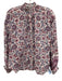 Alix of Bohemia Size XS White, Pink & Blue Tencel Floral Long Balloon Sleeve Top White, Pink & Blue / XS