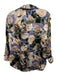 L'agence Size S Dusty Purple & Multi Silk Floral Long Sleeve Button Up Shirt Top Dusty Purple & Multi / S