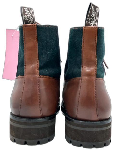 Polo Shoe Size 11.5 Brown Leather Solid Boot Men's Shoes Brown / 11.5