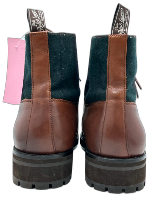 Polo Shoe Size 11.5 Brown Leather Solid Boot Men's Shoes Brown / 11.5