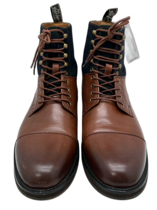 Polo Shoe Size 11.5 Brown Leather Solid Boot Men's Shoes Brown / 11.5