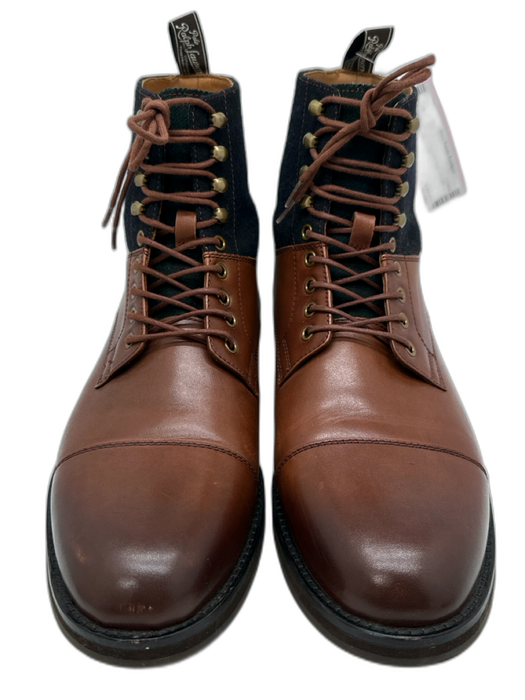 Polo Shoe Size 11.5 Brown Leather Solid Boot Men's Shoes Brown / 11.5